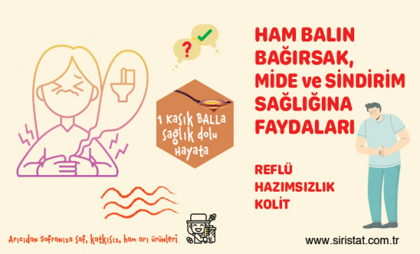 Hakiki, gerçek ham bal bağırsak mide sağlığını nasıl iyileştirebilir?